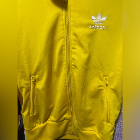 Bright Yellow Adidas Track Jacket 💛✨ - Picture 2 of 4